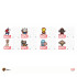 Marvel: Kawaii Postcard - Captain America (MK-PC-CA)