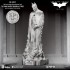 DC : MasterCraft : The Dark Knight Rises - The Dark Knight Memorial Statue White Faux Marble Texture Edition (MC-021SP)