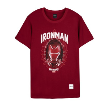 Avengers: Endgame Series Iron Flame Tee (Red, Size XL)