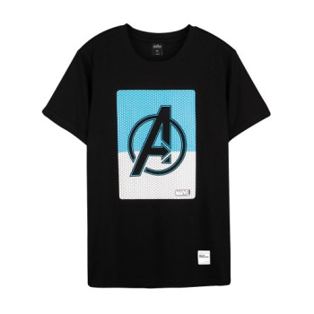 Avengers: Endgame Series Half Square A Tee (Black, Size S)