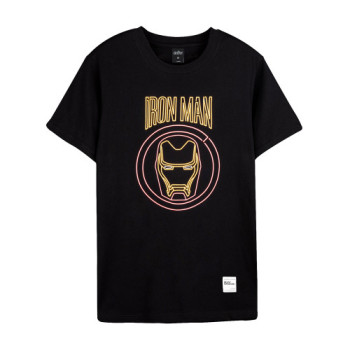 Avengers: Endgame Series Iron Man Tee (Black, Size M)