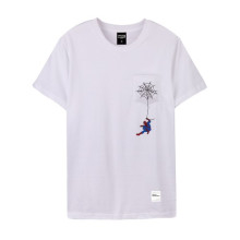 Spider-Man Series Spider-Man Pocket Tee (White, Size M)