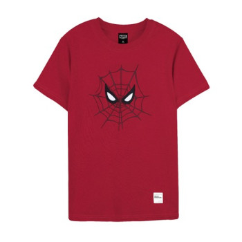 Spider-Man Series Spider Eyes Tee (Red, Size M)