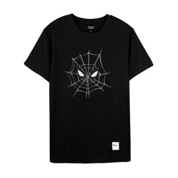 Spider-Man Series Spider Eyes Tee (Black, Size XL)