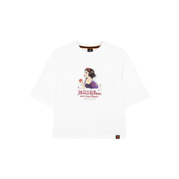 Disney Princess Series: Snow White Women Tee (White, Size M)