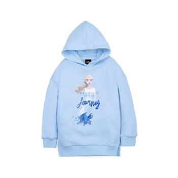 Frozen 2 Series: Elsa Kids Hoodie (Blue, Size 110)