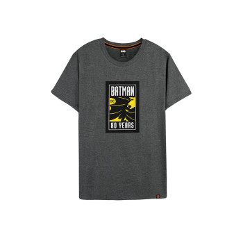 Batman Series: 80TH Logo Tee (Dark Gray, Size XS)