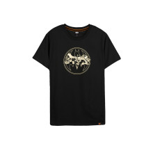 Batman Series: Golden Logo Tee (Black, Size L)