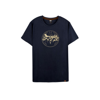 Batman Series: Golden Logo Tee (Navy, Size XXL)