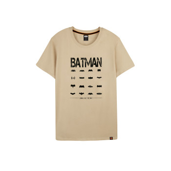 Batman Series: Batman Logo Tee (Khaki, Size XXL)