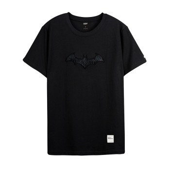 Justice League Series Batman Logo Tee (Black, Size XL)