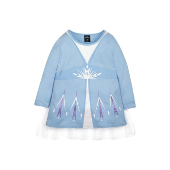 Frozen 2 Series Elsa Cloak Kids Tee - (Blue, Size 130)