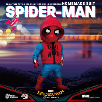 Spider-Man : Homecoming Egg Attack Action - Spider-Man Homemade Suit (EAA-074)