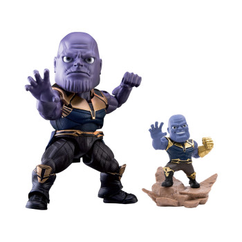 [BUNDLE] Beast Kingdom EAA-059 + MEA-003 Marvel Avengers Infinity War Thanos Egg Attack Action Figure