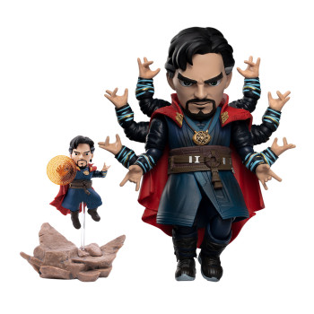 [BUNDLE] Beast Kingdom EAA-072 + MEA-003 Marvel Avengers Infinity War Doctor Strange Egg Attack Action Figures