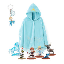 [BUNDLE] Beast-Kingdom MEA-014 Frozen 2 Series 6-in-1 Mini Egg Attack Toy Figures Statue + Elsa Hooded + Elsa Egg Attack Keychain