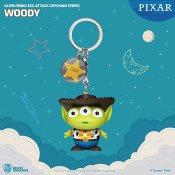 [PRE-ORDER 2021 Q3] Beast Kingdom Alien Remix Egg Attack Keychain Series - Woody (Also Available in 8 Characters)