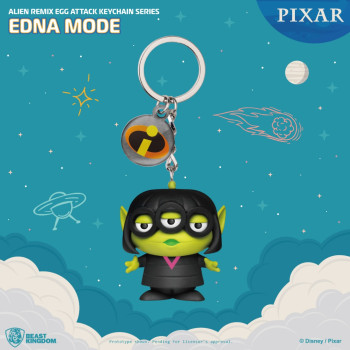 [PRE-ORDER 2021 Q3] Beast Kingdom Alien Remix Egg Attack Keychain Series - Edna Mode (Also Available in 8 Characters)