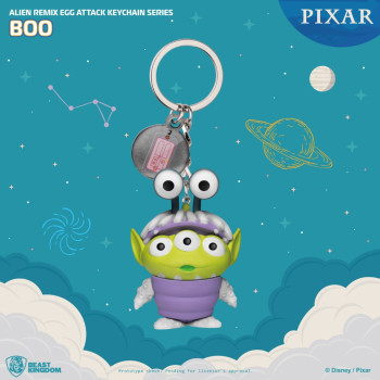 [PRE-ORDER 2021 Q3] Beast Kingdom Alien Remix Egg Attack Keychain Series - Boo (Also Available in 8 Characters)