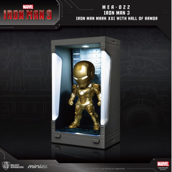 Marvel : Mini Egg Attack : Iron Man 3 - Iron Man Mark XXI with Hall of Armor (MEA022MK21)