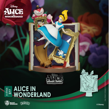 [PRE-ORDER 2021 Q3] Beast Kingdom DS-077 Story Book Series Alice in Wonderland Diorama Stage D-Stage Figure Statue