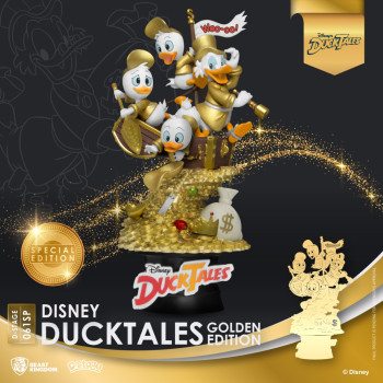 [PRE-ORDER 2021 Q3] Beast Kingdom DS-061SP Ducktales Golden Edition Diorama Stage D-Stage Figure Statue