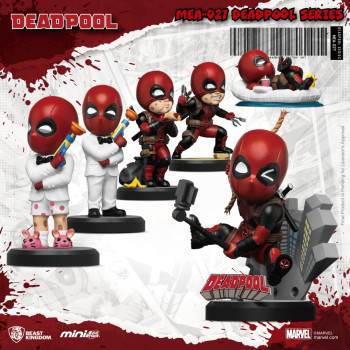 [PRE-ORDER 2021 Q3] Beast Kingdom MEA-027 Deadpool Series 6-in-1 Bundle Mini Egg Attack Figure Statues (Blind/Close Box)