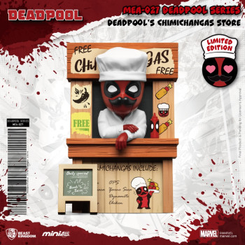[PRE-ORDER 2021 Q3] Beast Kingdom MEA-027 Deadpool Series Deadpool’s Chimichangas Store Mini Egg Attack Figure Statues (Clear Box)