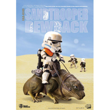 [PRE-ORDER 2021 Q4] Beast Kingdom EAA-014S Star Wars: A New Hope Dewback & Imperial Sandtrooper Egg Attack Figure