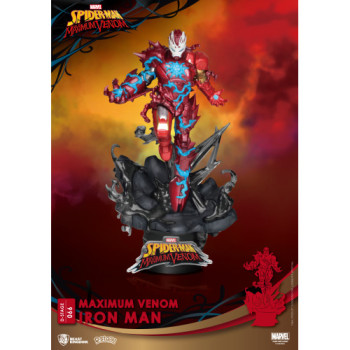 Marvel : Diorama Stage : Spider Man : Maximum Venom - Iron Man (DS-066)