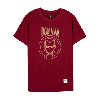 Avengers: Endgame Series Iron Man Tee (Red, Size S)