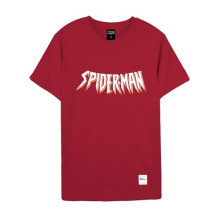 Spider-Man Series Spider Web Tee (Red, Size S)