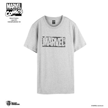 Beast Kingdom Marvel Comics Logo Series 10 T-Shirt (Gray)