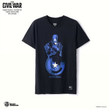 Beast Kingdom Marvel Captain America Civil War: Captain America T-Shirt (Black)