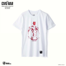 Beast Kingdom Marvel Captain America Civil War: Iron Man T-Shirt (White)