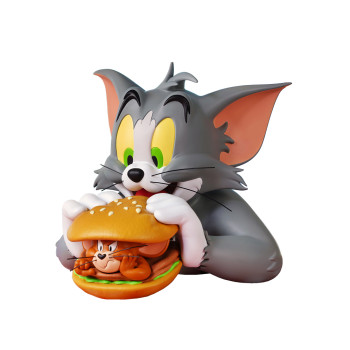 Soap Studio CA101 Tom and Jerry Burger Vinyl Bust Figure Statue