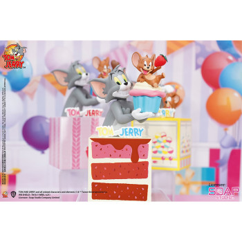 Soap Studio CA133 Tom and Jerry Mysterious Box Series: Birthday Surprise Figure Statue