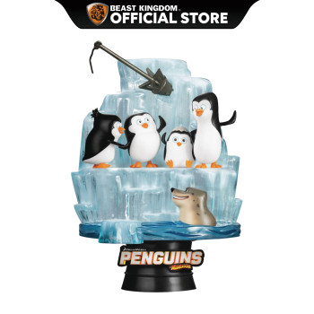 Beast Kingdom DS-097 Madagascar: Penguins Of Madagascar Diorama Stage D-Stage Figure Statue