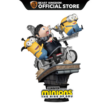Beast Kingdom DS-111 Minions: The Rise of Gru-Gru's Bike Diorama Stage D-Stage Figure Statue
