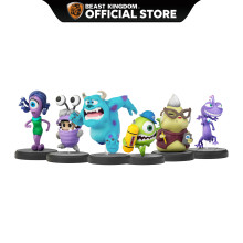 Beast Kingdom MEA-039 Disney Pixar Monsters, Inc. Series Set 6-in-1 Bundle Collection Mini Egg Attack Figure Statues