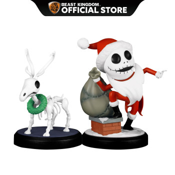 Beast Kingdom MEA-040SP The Nightmare Before Christmas Series Santa jack & Skeleton Reindeer Mini Egg Attack Figure