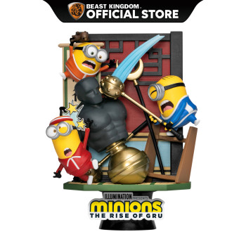 Beast Kingdom DS-112 Minions: The Rise of Gru-Kung Fu Training Diorama Stage D-Stage Figure Statue