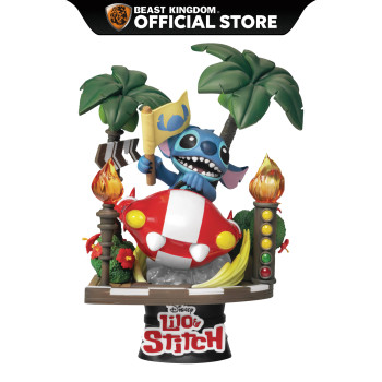 Beast Kingdom DS-108 Disney Stitch Racing Car Diorama Stage D-Stage Figure Statue